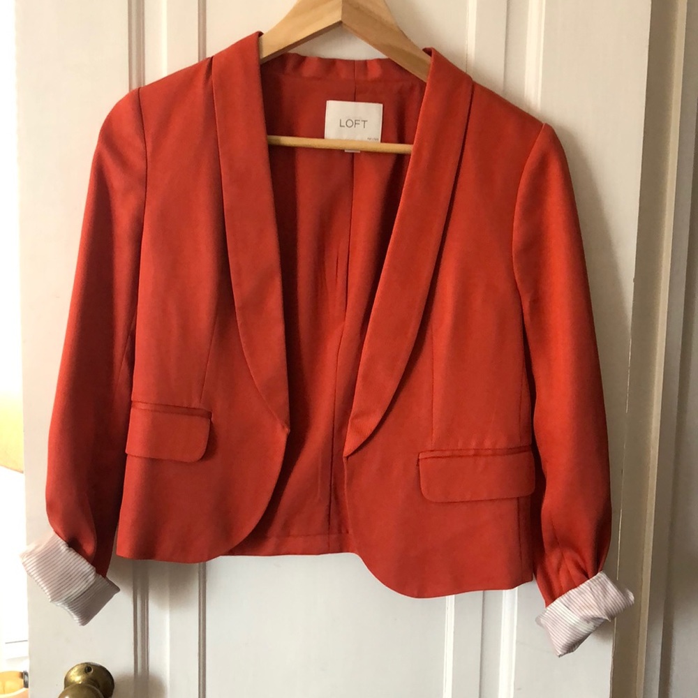 Loft cropped blazer